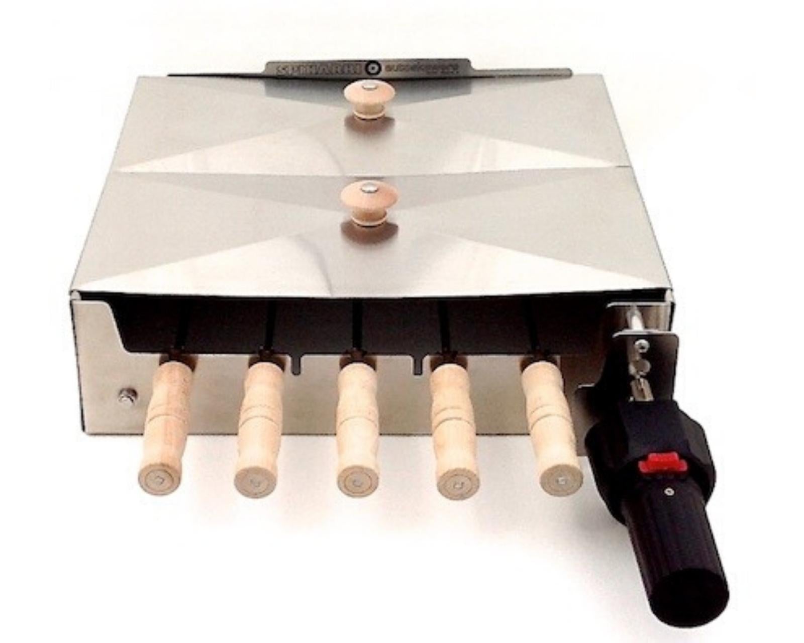 543 -Motorized kebob skewers for your existing gas / charcoal BBQ grill