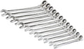 GEARWRENCH 12 Pc. 12 Pt. XL X-Beam Flex Head Ratcheting Combination Wrench Set, Metric - 85288