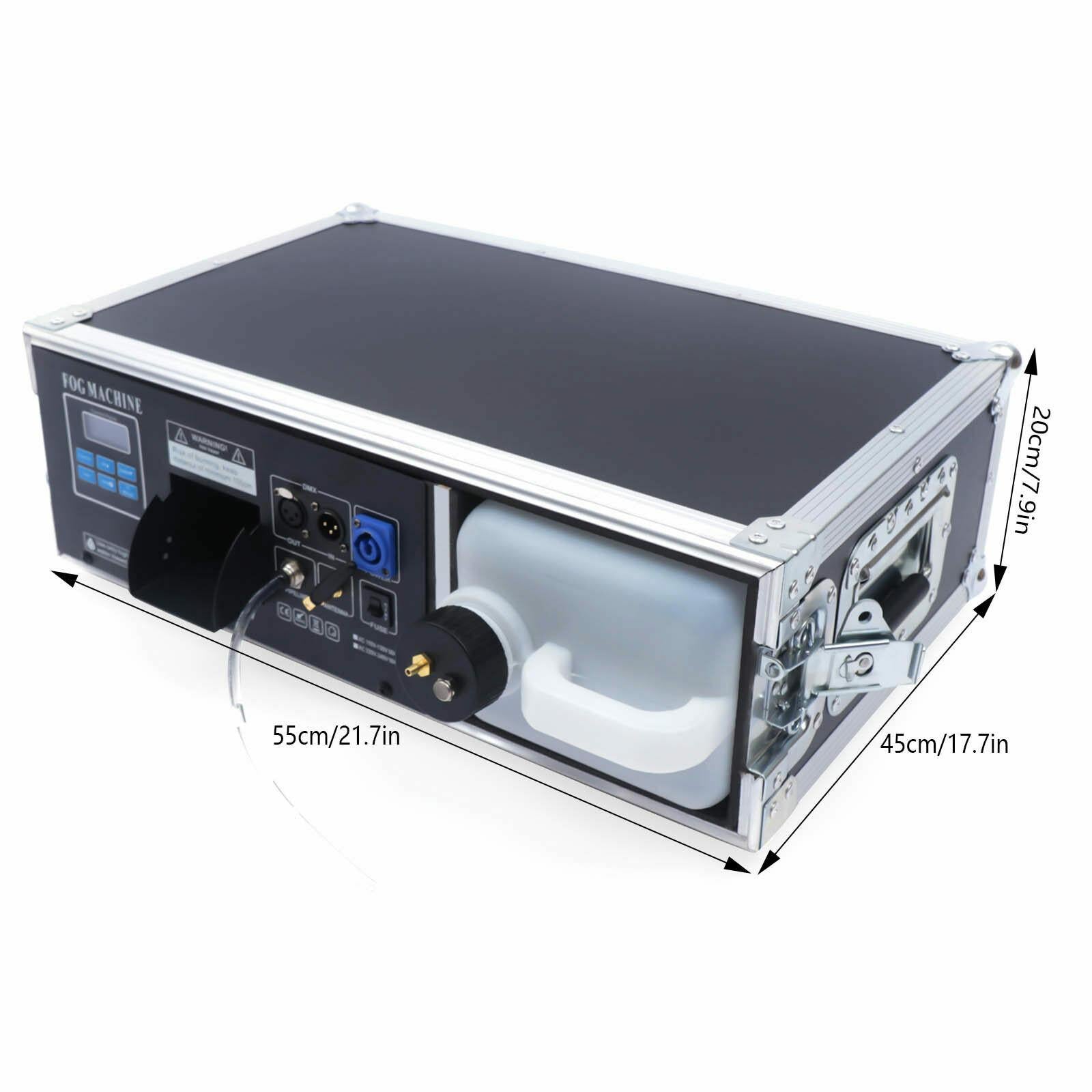 Ethedeal 1500W StaFog Machine RGB LED Fog Machine with Remote Control for Wedding, Halloween, DJ Party and StaEffect