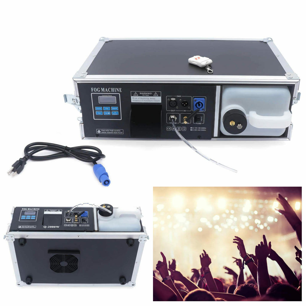 Ethedeal 1500W StaFog Machine RGB LED Fog Machine with Remote Control for Wedding, Halloween, DJ Party and StaEffect