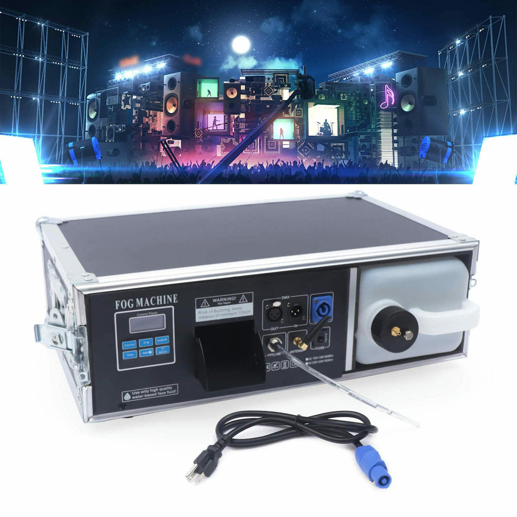 Ethedeal 1500W StaFog Machine RGB LED Fog Machine with Remote Control for Wedding, Halloween, DJ Party and StaEffect