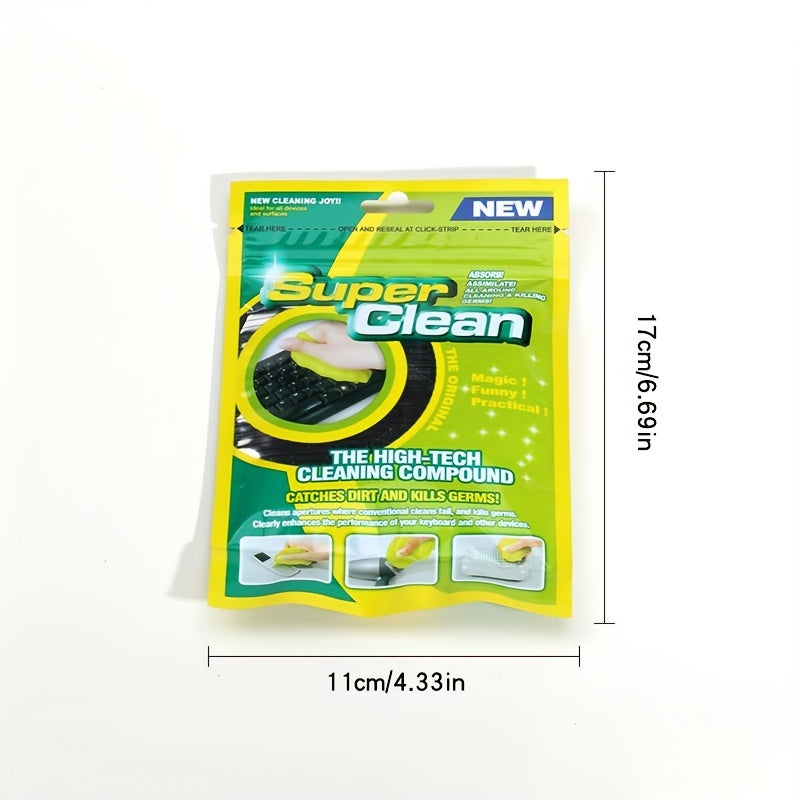 1pc 80g Multi-Functional Cleaning Gel, Car Auto Cleaner, Dust Cleaner, Vent Interior Detail Removal, Keyboard Computer Laptop Cleaning