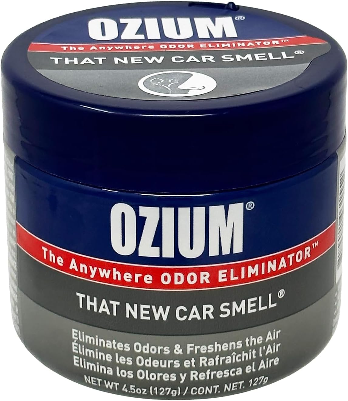 Ozium Air Sanitizer 4.5 oz Gel: Odor Eliminator for Strong Odor, Car Air Freshener (Car, 1 Pack)
