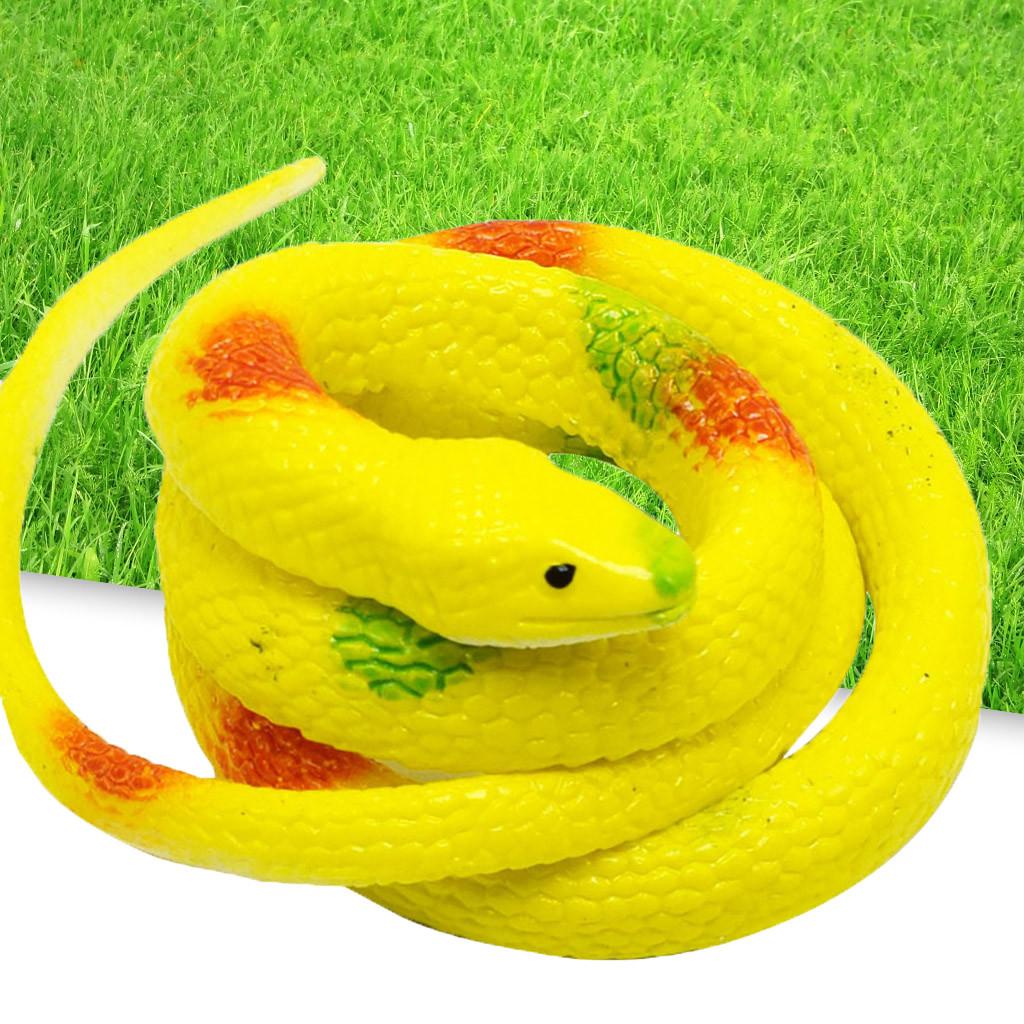Iuhan Rubber Snake Toys Snakes Party Bag Fillers Halloween Prop Joke Soft