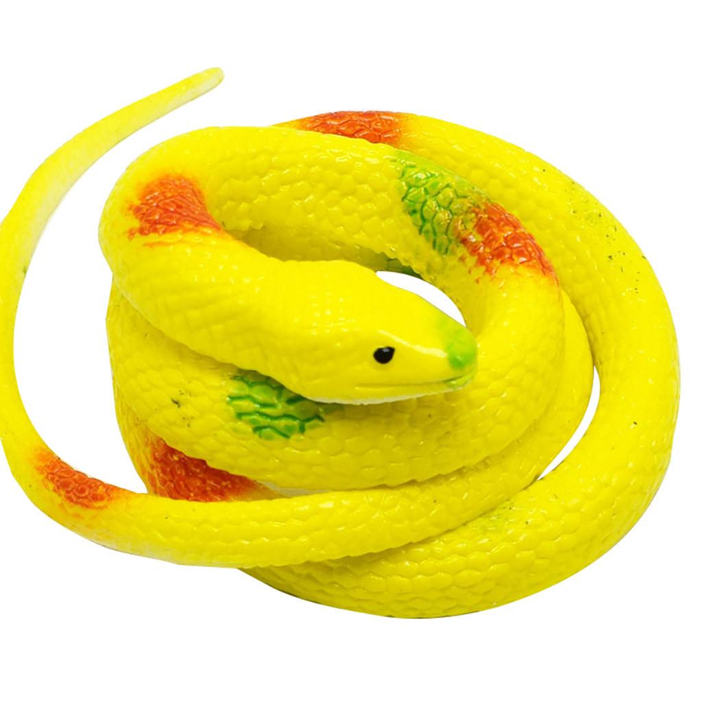 Iuhan Rubber Snake Toys Snakes Party Bag Fillers Halloween Prop Joke Soft