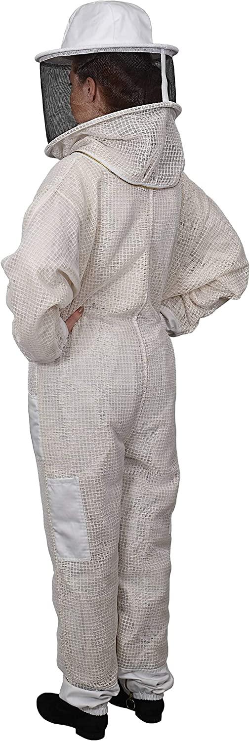 Humble Bee 420 Aero Beekeeping Suit with Round Veil, XXXL, Summer Beige