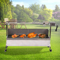 Lar Steel Roaster Rotisserie BBQ CooPig Lamb Chicken BBQ Party