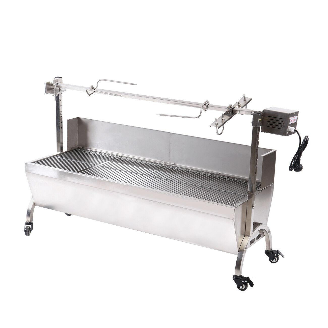 Lar Steel Roaster Rotisserie BBQ CooPig Lamb Chicken BBQ Club