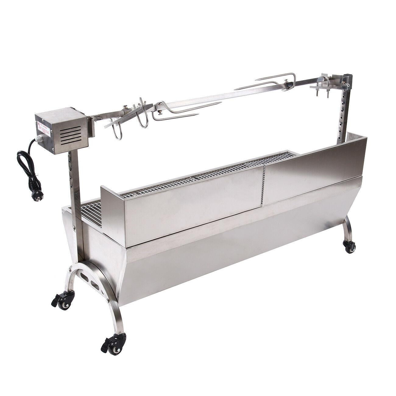 Lar Steel Roaster Rotisserie BBQ CooPig Lamb Chicken BBQ Party