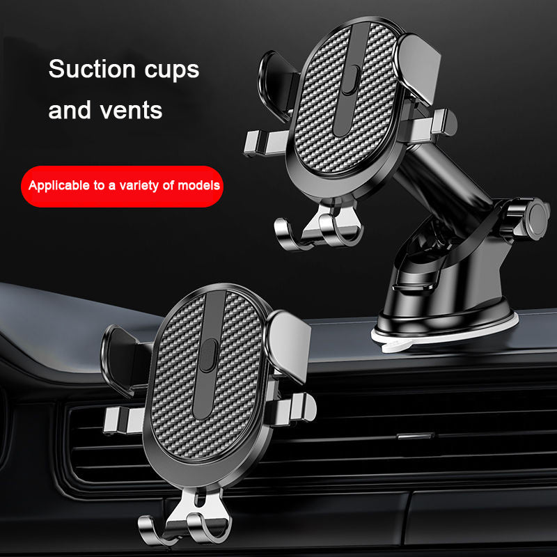 1pc Car Suction Cup Phone Holder, Car Air Vent Mounting Bracket, Car GPS Navigation Stand Rack For All Mobile Phones