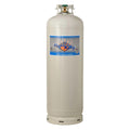 100 lb Empty Steel Propane Cylinder Tank with POL Valve Outdoor Grill