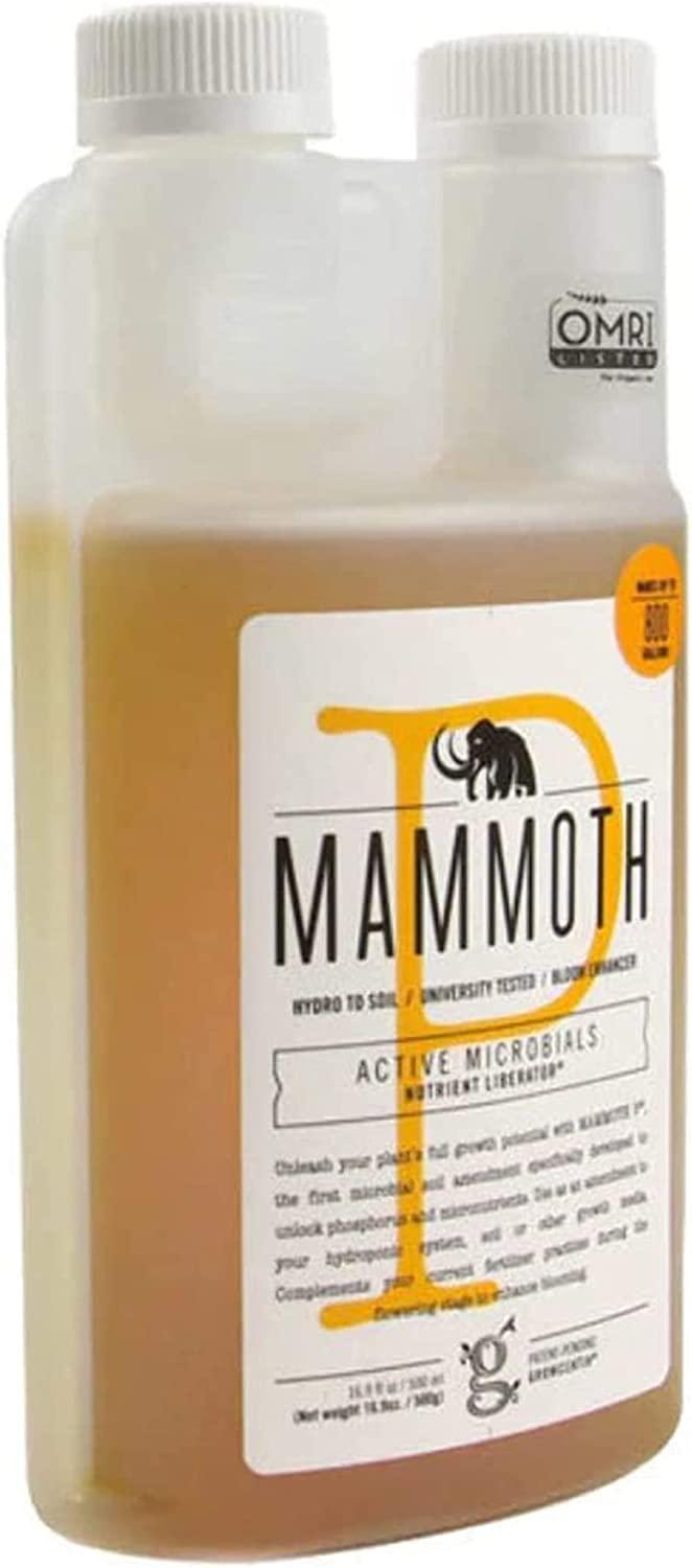 Mammoth P Bloom Booster & Enhancer - Plant Nutrients for Increased Growth & Yield (500 Milliliters)