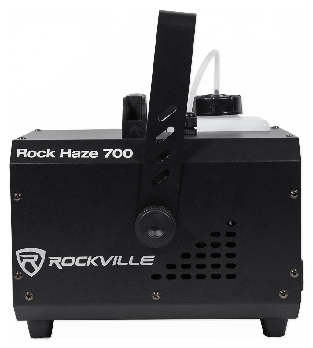Rockville ROCKHAZE 700 CFM DMX Water Based DJ/Club Haze Machine+(3) Gal Fluid