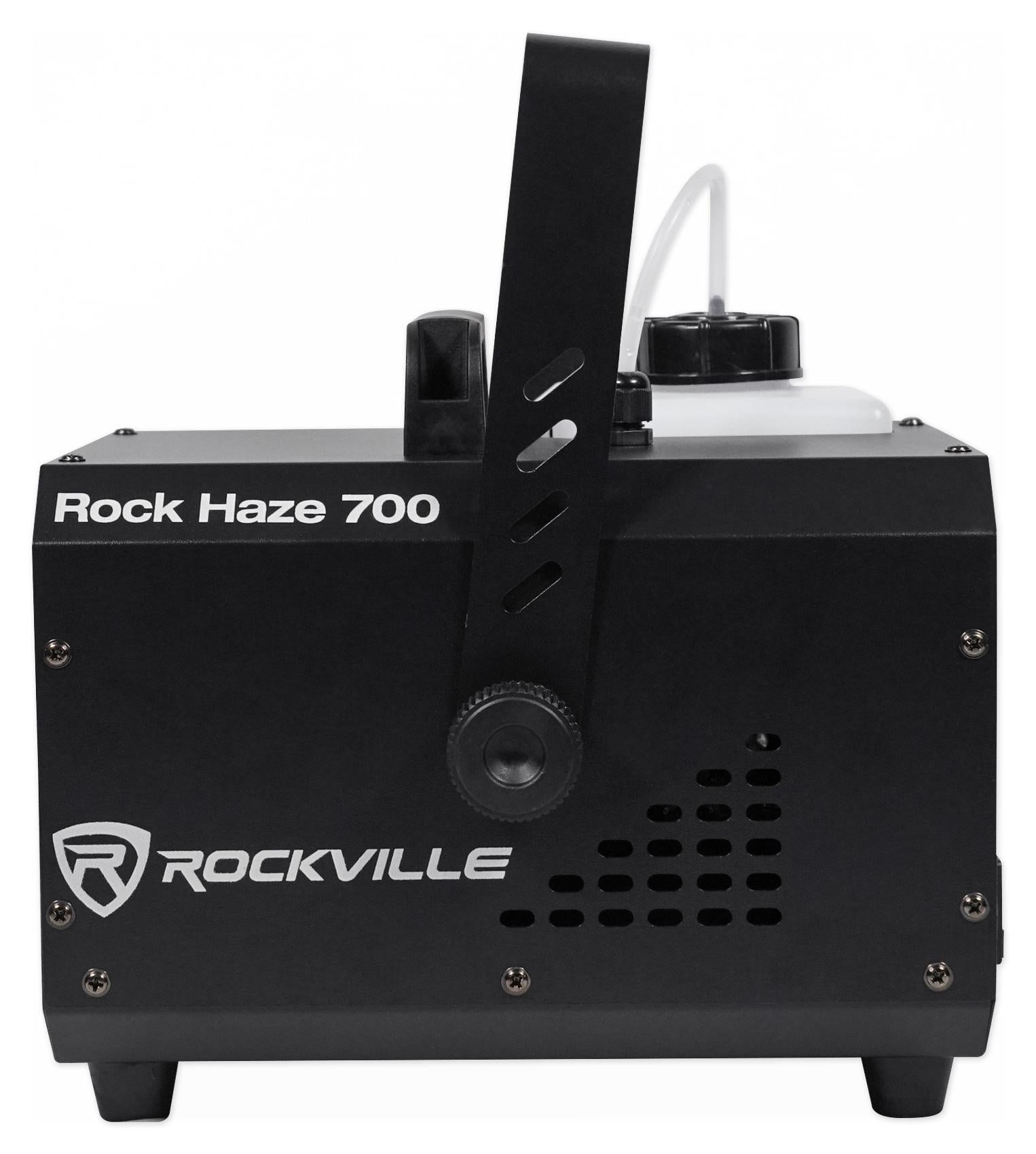 Rockville ROCKHAZE 700 CFM DMX Water Based DJ/Club Haze Machine+(3) Gal Fluid
