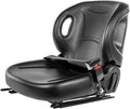 Stark Universal Replacement Forklift Seat w/Retractable Seat Belt Switch for Cat, , Komatsu, Nissan, Yale, Toyota, Hyster w/Curved Back