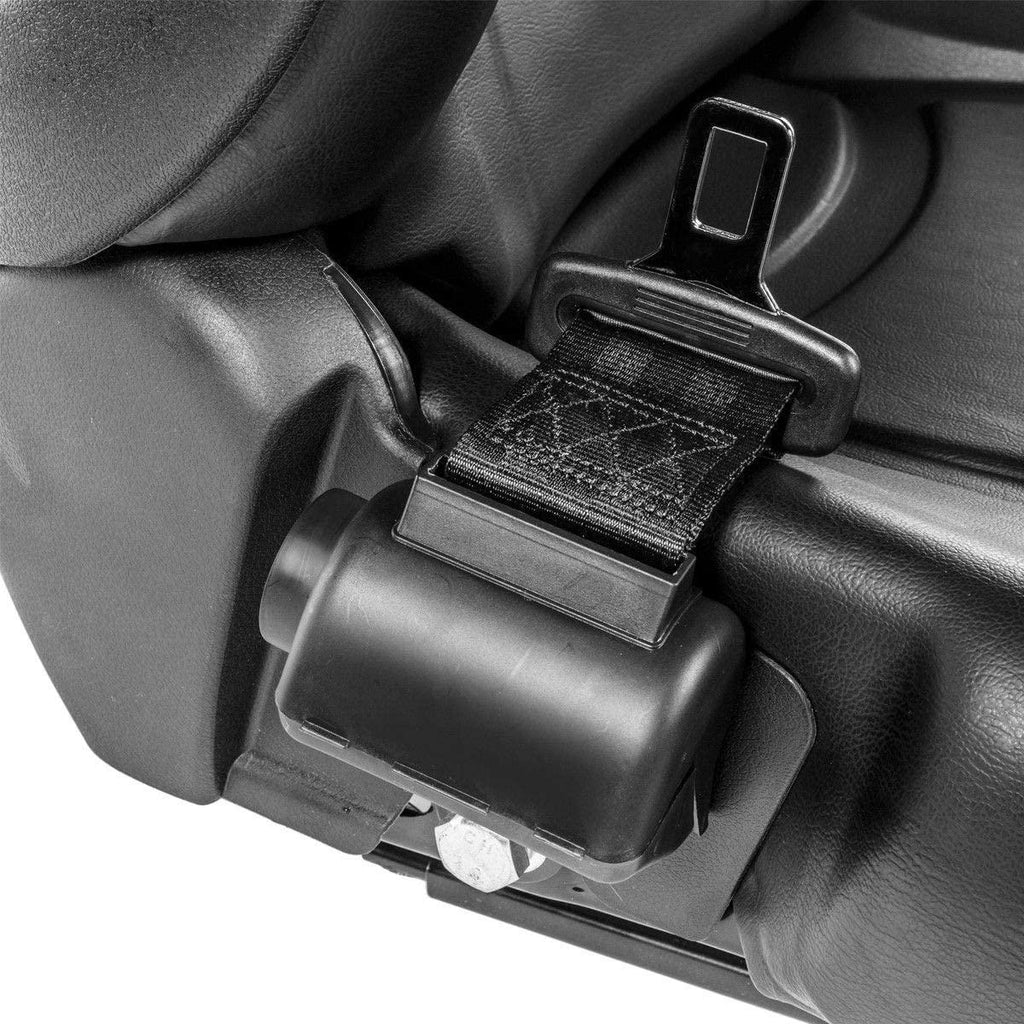 Stark Universal Replacement Forklift Seat w/Retractable Seat Belt Switch for Cat, , Komatsu, Nissan, Yale, Toyota, Hyster w/Curved Back