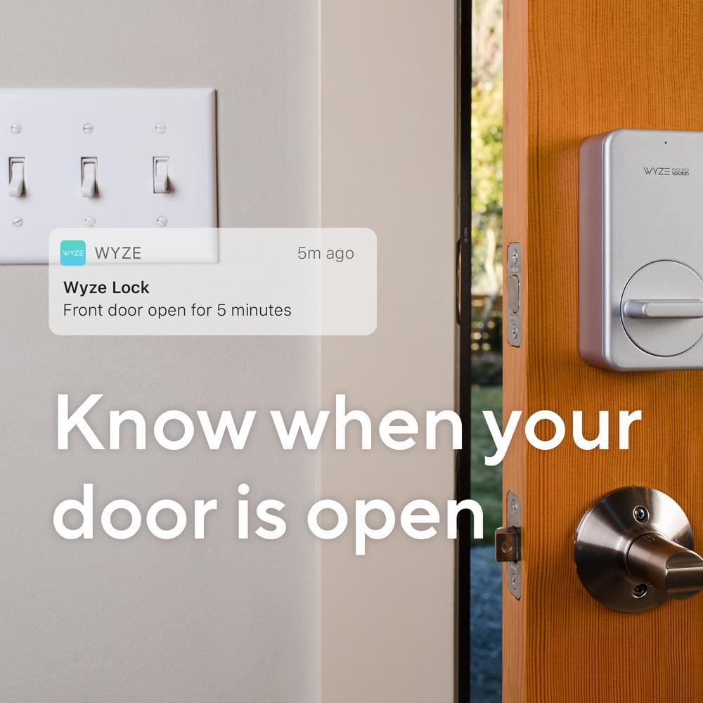Single Cylinder Deadbolt Smart Lock, WiFi and Bluetooth Enabled Deadbolt, Works with  Alexa