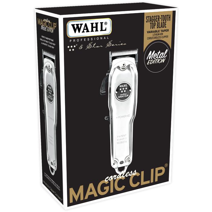 WAHL CORD/CORDLESS  CLIP METAL EDITION 90 MIN RUN TIME # 8509 NEW!
