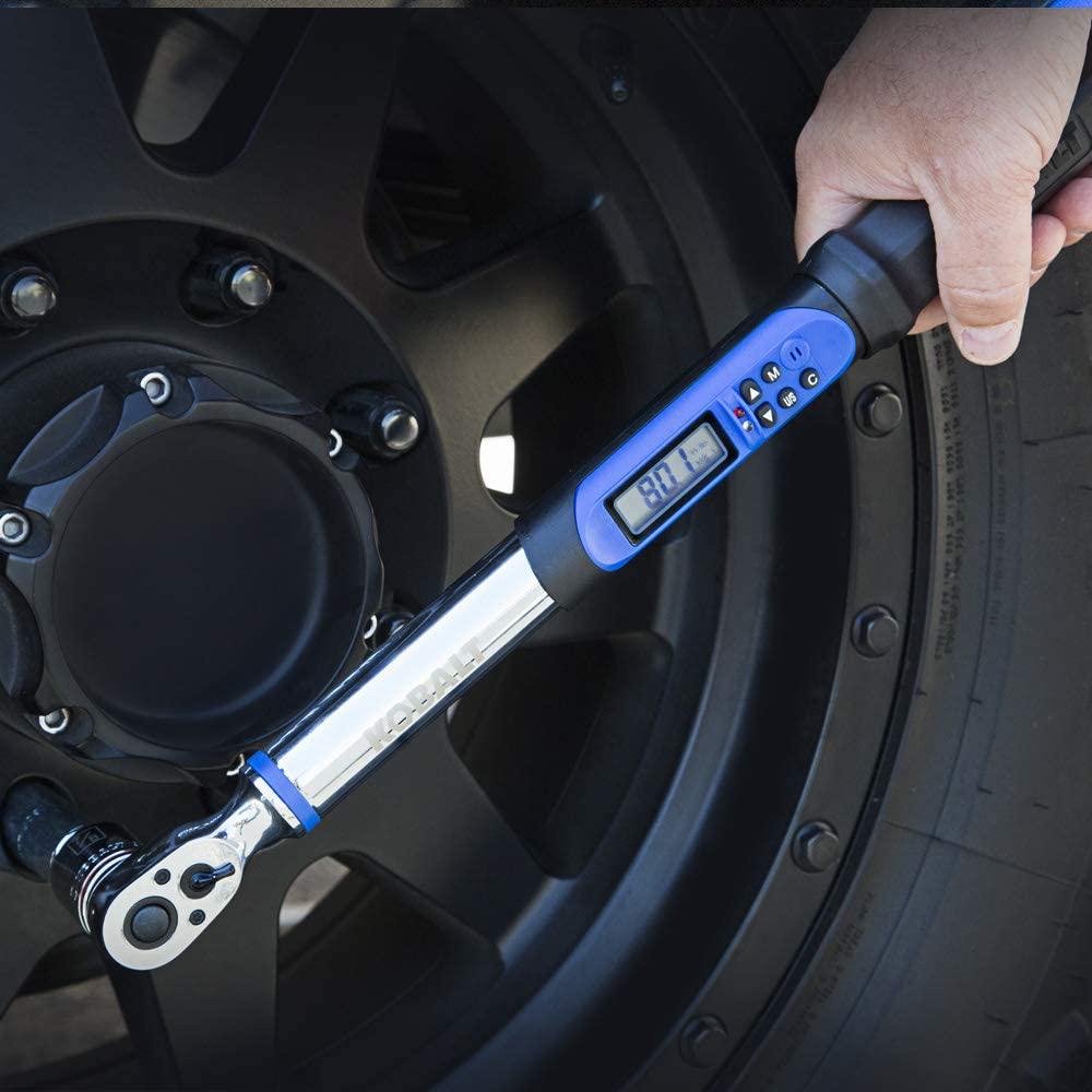 Kobalt 856838 3/8-Inch Drive 5-100 Foot-Pound Programmable Electronic Torque Wrench with Torque-Angle