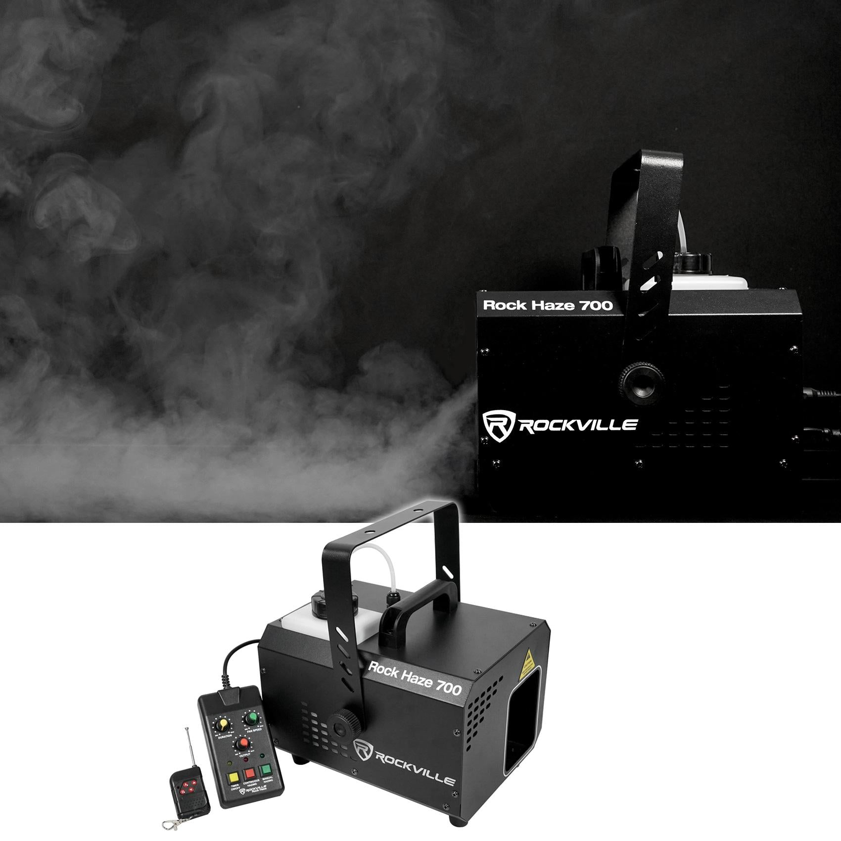 (2) Chauvet DJ GEYSER P7 DMX Fog Machines Foggers RGBA+UV LED Effects+Hazer