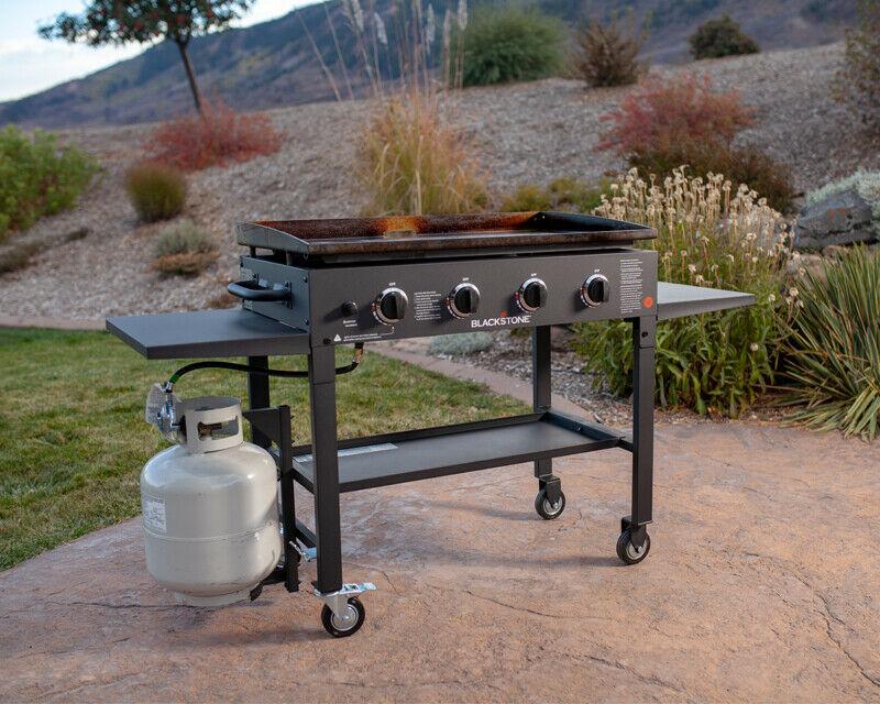 Propane Griddle Flat Top BBQ Grill Outdoor Barbecue Griddles 4 Burner