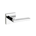 Halifax Square Polished Chrome PassaHall/Closet Door Lever