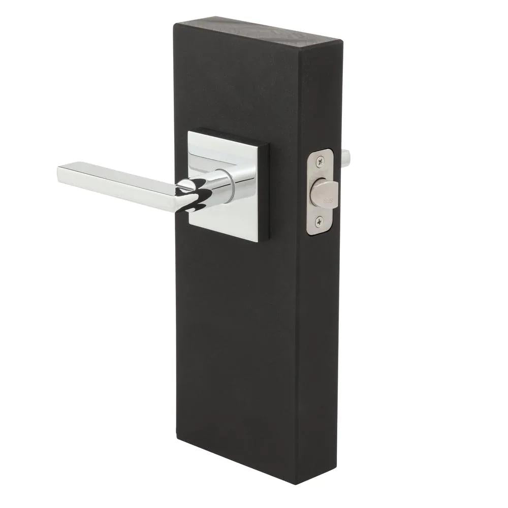 Halifax Square Polished Chrome PassaHall/Closet Door Lever