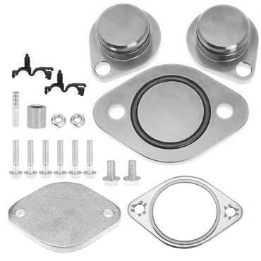 EGR Valve Cooler Delete Kit for Ford F250 F350 F450 F550 6.4L Powerstroke Turbo Diesel 2008 2009 2010