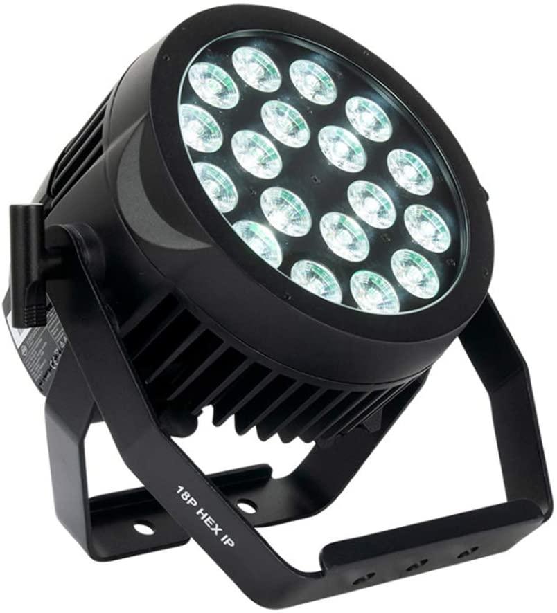 American DJ ADJ 18P IP, 18x12W, 6 in 1 HEX LEDs with Wired Digital Communication Network (HEX817)