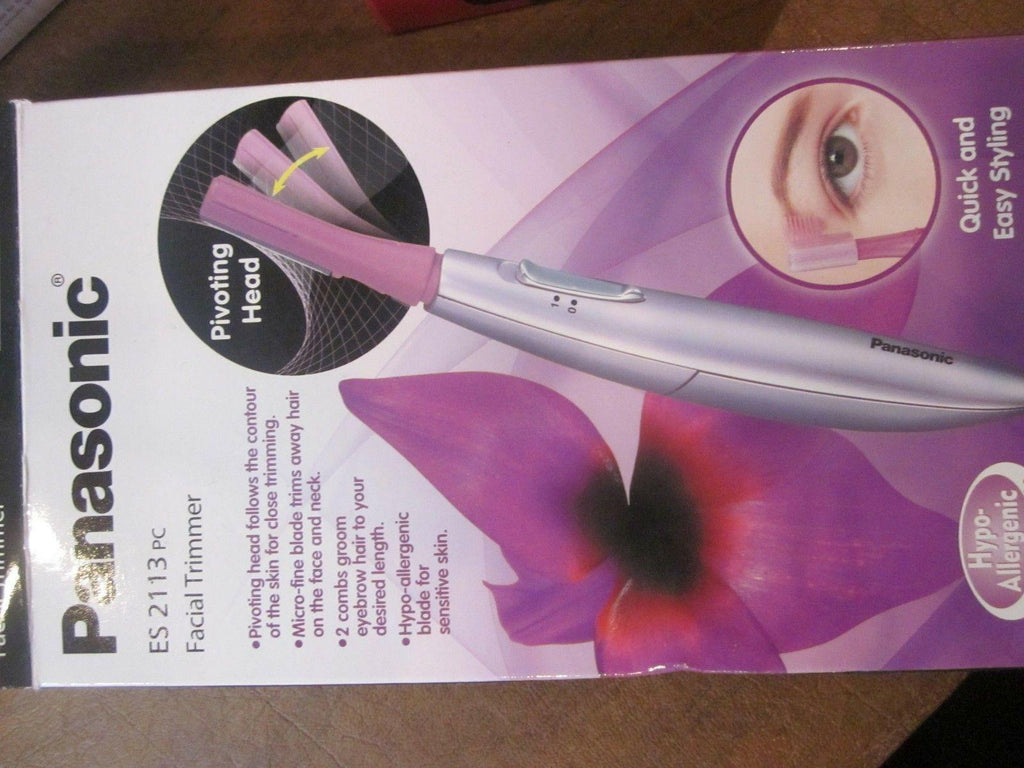 Panasonic {ES2113PC} Pivoting Head Facial Trimmer