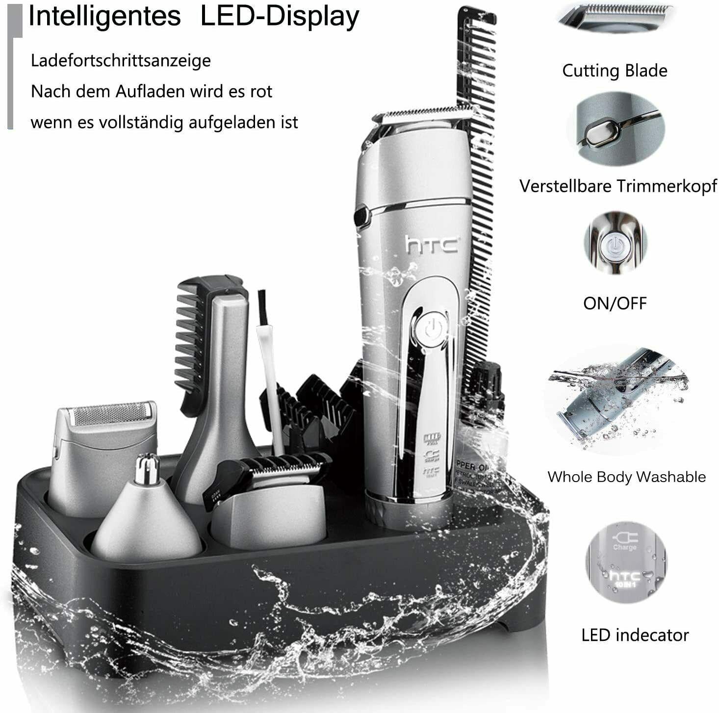 Machine Cut Hair Professional Trimmer 10 on 1 Set of Shaving Function