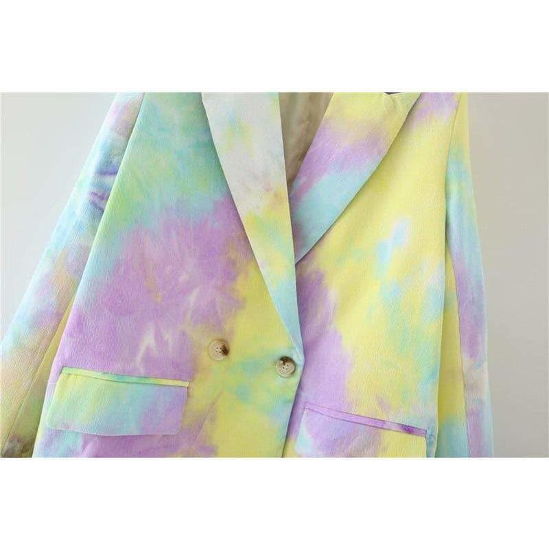 tie-dye coats