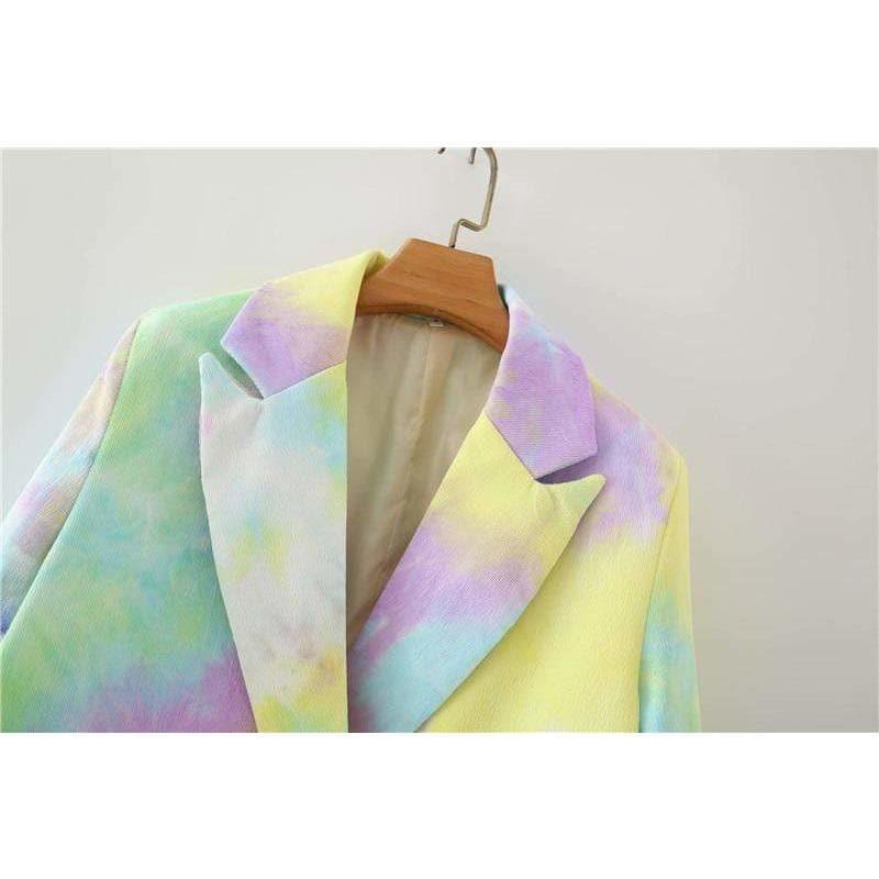 tie-dye coats
