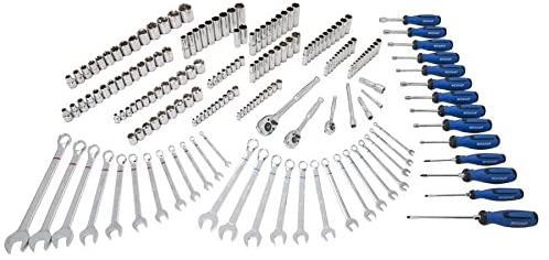 Kobalt 189-Piece Standard (SAE) and Metric Mechanic's Tool Set with Hard