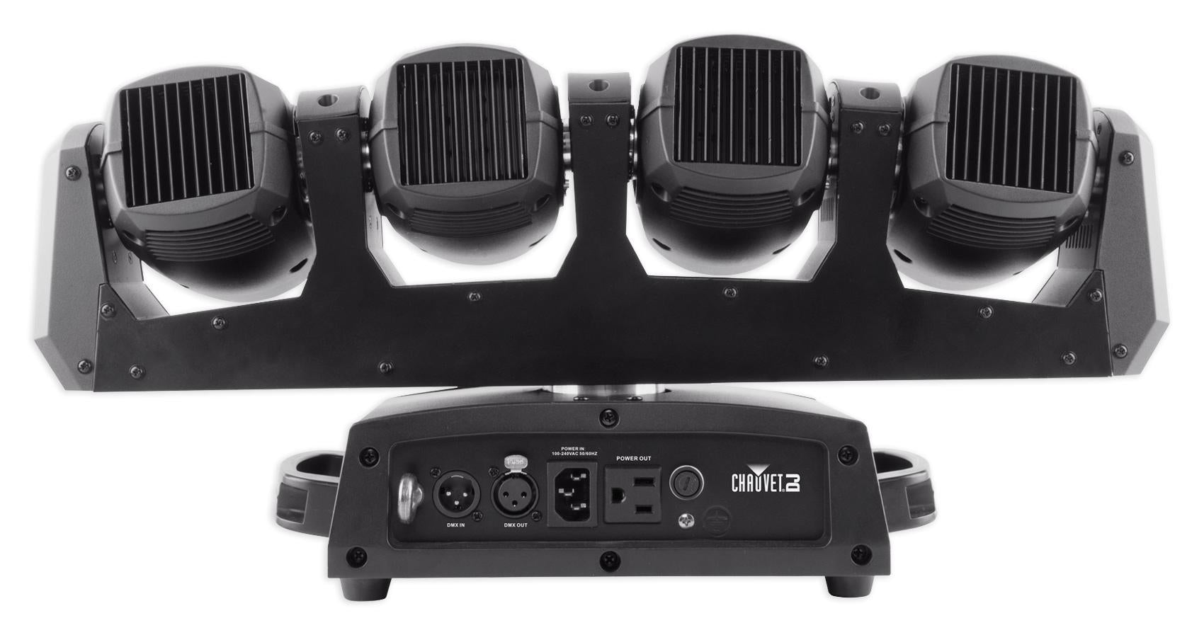 Chauvet Intimidator Wave 360 IRC (4) Moving Rotating Heads+LED Fogger+Controller