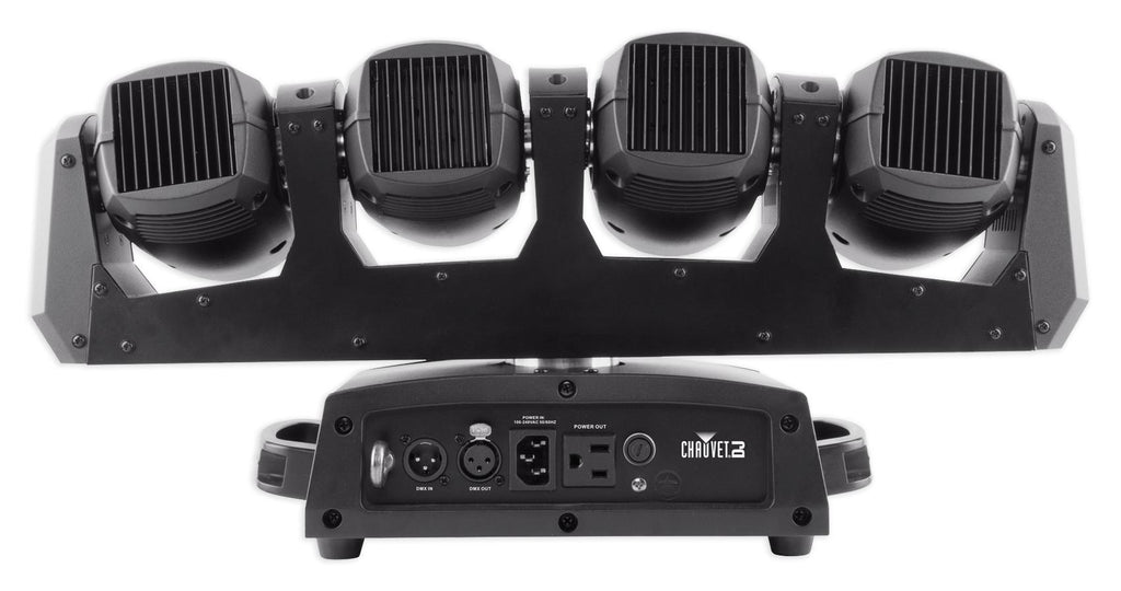 Chauvet Intimidator Wave 360 IRC 4) Rotating Moving Heads+Facade+LED Fog Machine