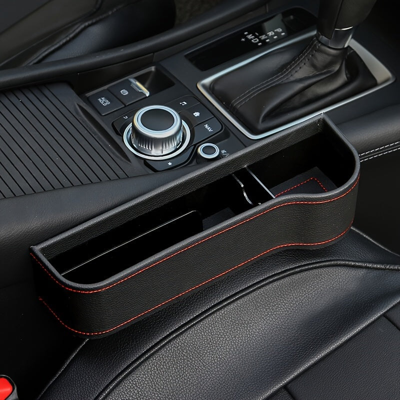 Car Seat StoraBox Card Phone Holder Pocket Car Seat Gap Leather StoraBox Seat Gap Pocket StoraBox Universal