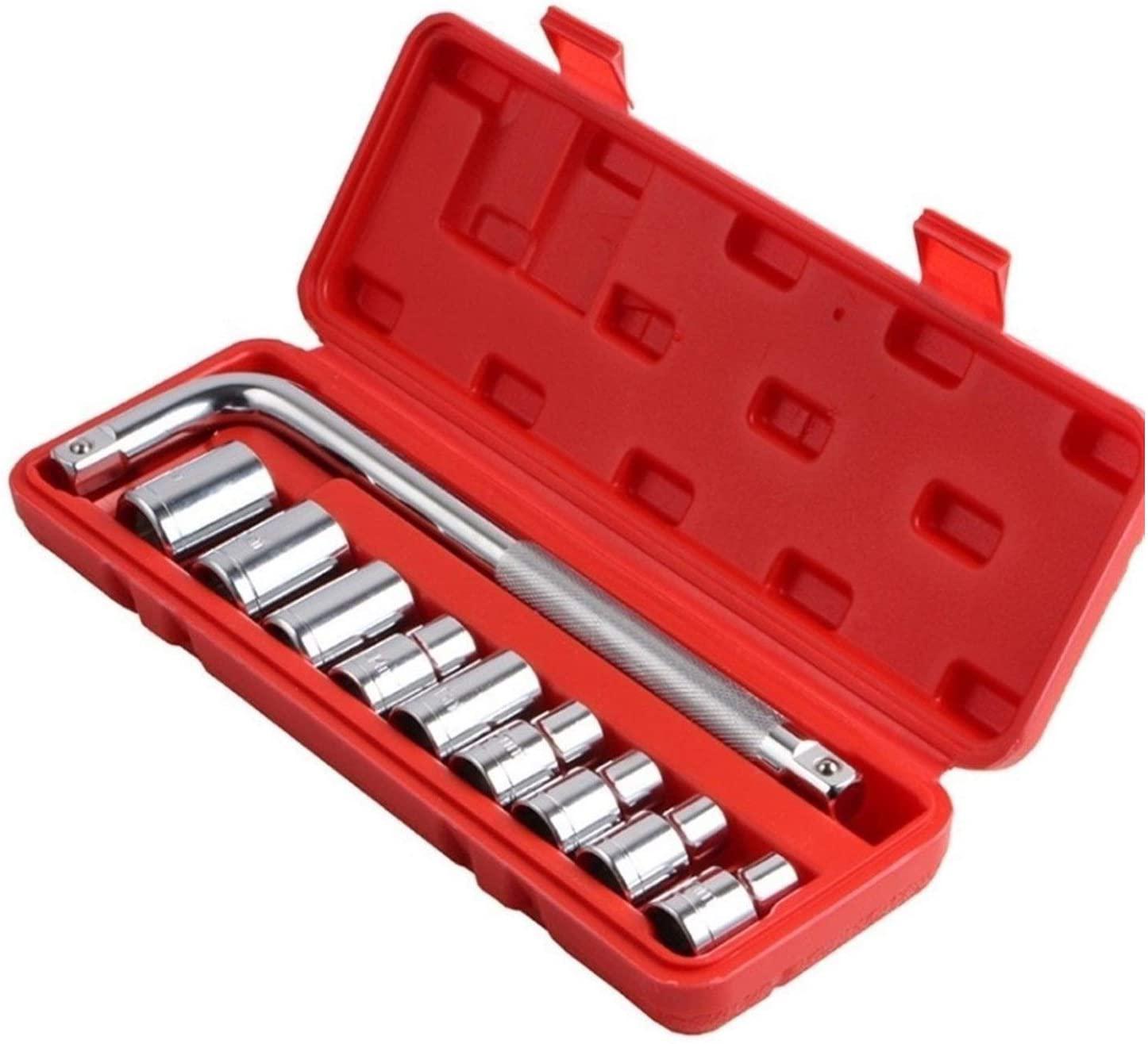 CHENTAOMAYAN Hardware Car Repair Hand Tools Set Ratchet Wrench Fast Ratchet Repair Wrench Multifunction Set Auto Maintenance Tire Removal Sleeve Tool Tool Kits (Color : 7pcs)