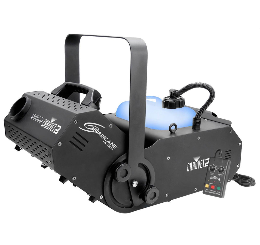 Chauvet Smoke Pro Machine w/ Hurricane Pro Smoke Machine & Fluid for Fog Machine