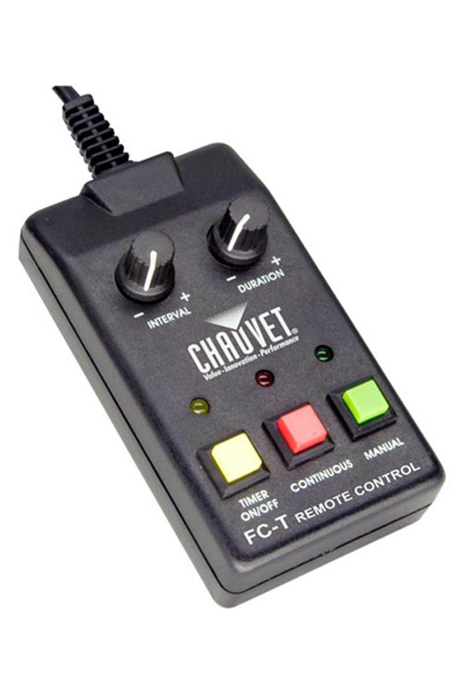 Chauvet DJ Smoke Pro Machine w/Timer Remote(2 Pack) & Smoke Fluid (2 Pack)