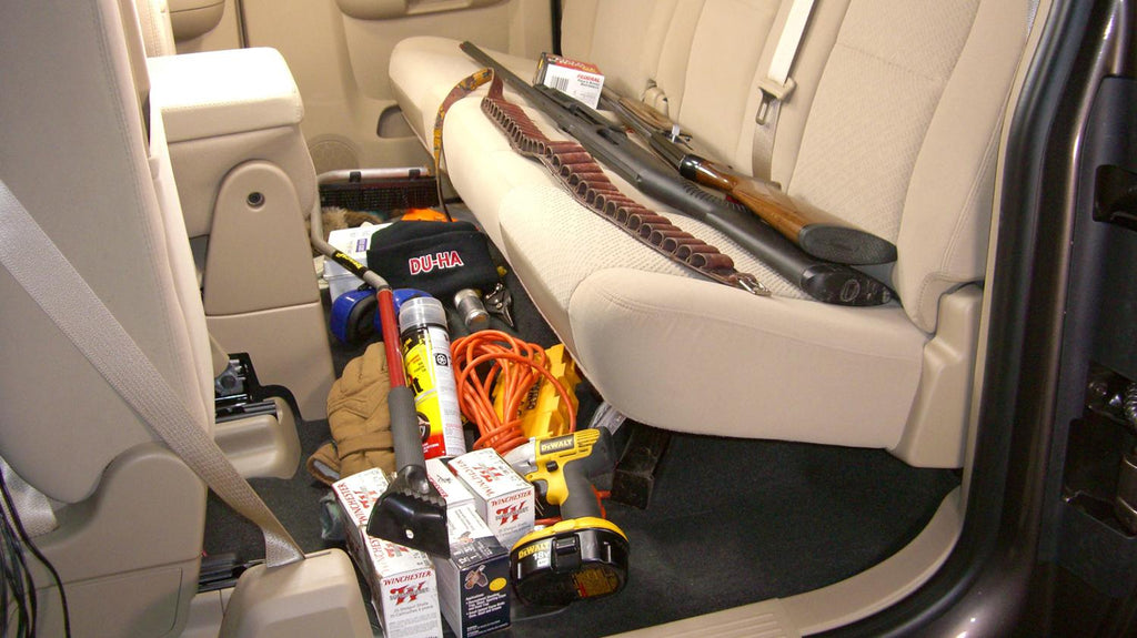 DU-HA - 06-07 Chevy-GMC Ext Cab Silverado-Sierra -5.67 ft. Extra Short Box - Classic -Underseat -Dk Gray 10048
