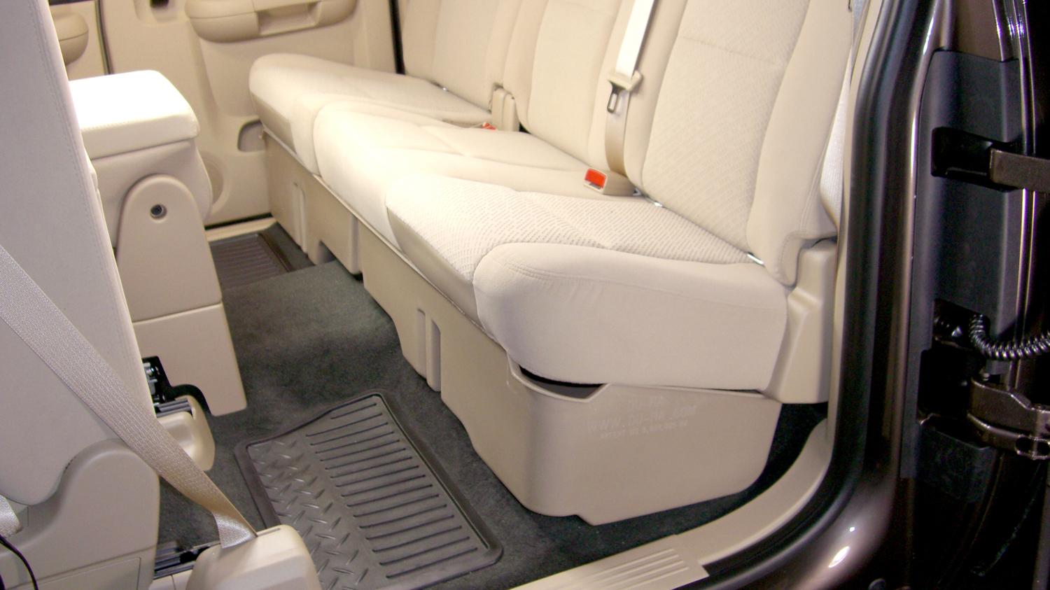DU-HA - 06-07 Chevy-GMC Ext Cab Silverado-Sierra -5.67 ft. Extra Short Box - Classic -Underseat -Dk Gray 10048