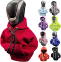 Yajeea Car Shift Knob Hoodie, Funny Gear Shift Knob Shirt Sweater, Winter Warm Shift Knob Cover Sweater Shirt, Automotive Interior Novelty Accessories Decorations, Universal Fit Knob Cover Gift (Red)