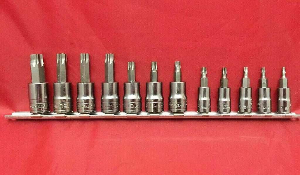 Snap-On 12 Piece 6 Point Torx Bit Deep Socket Driver Set, Part #212EFTXY