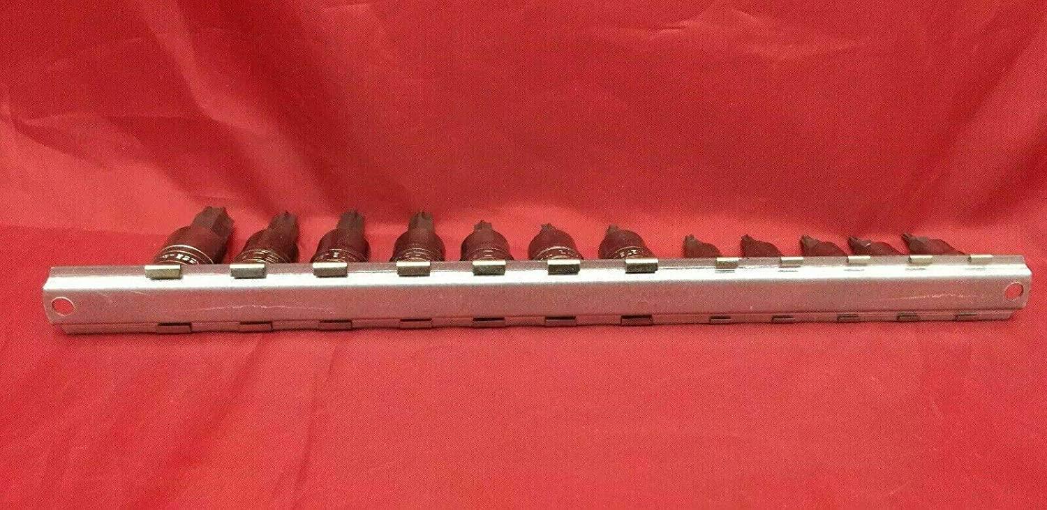 Snap-On 12 Piece 6 Point Torx Bit Deep Socket Driver Set, Part #212EFTXY