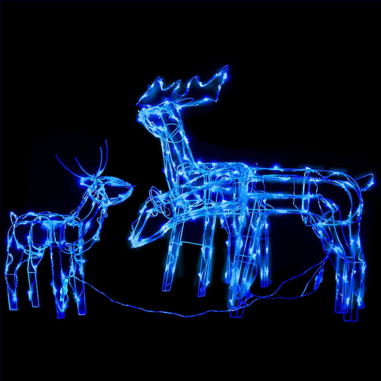 Eccomum 3 Piece Christmas Light Display Reindeers 229 LEDs