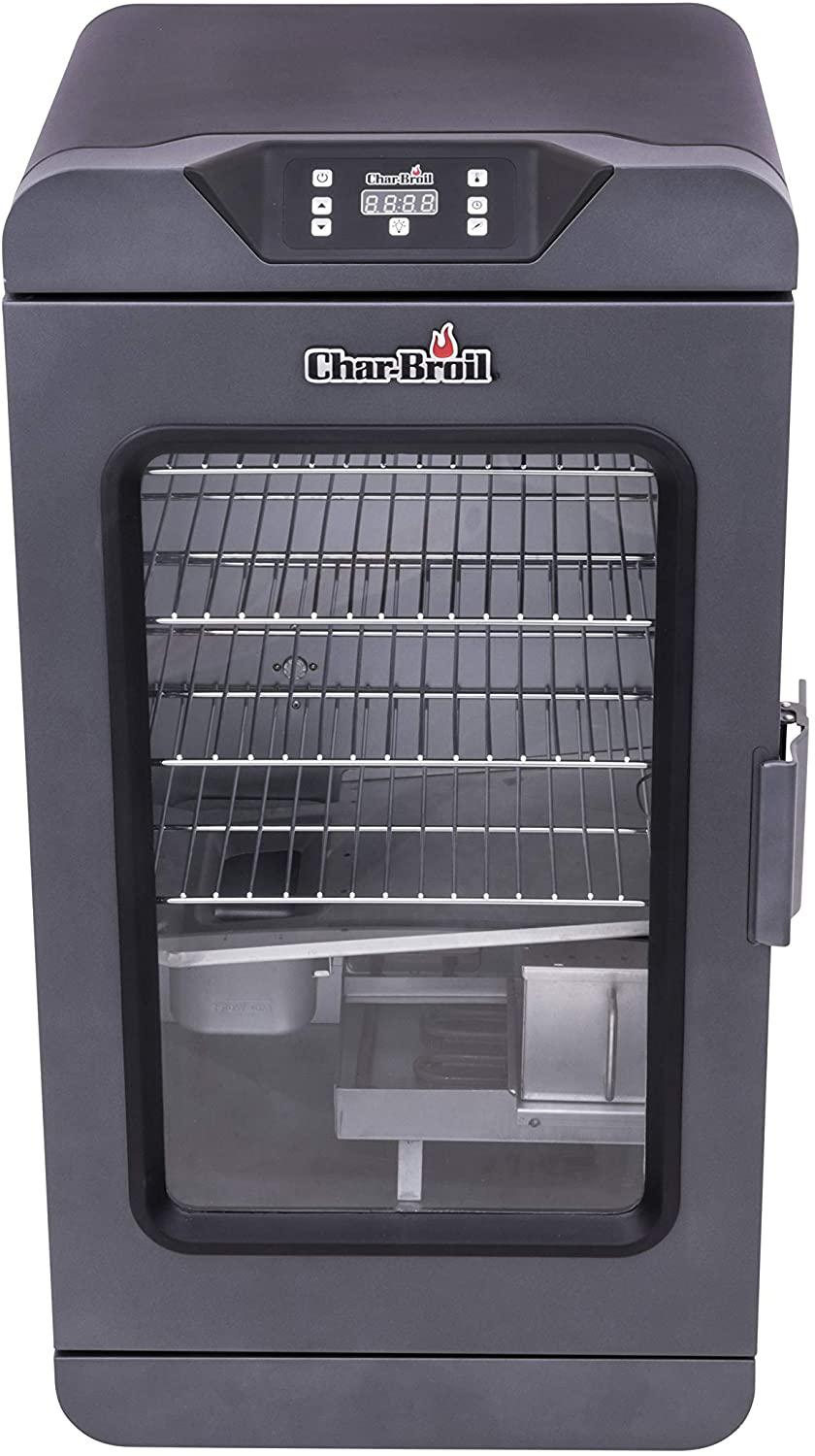 19202101 Deluxe Black Digital Electric Smoker, Large, 725 Square Inch