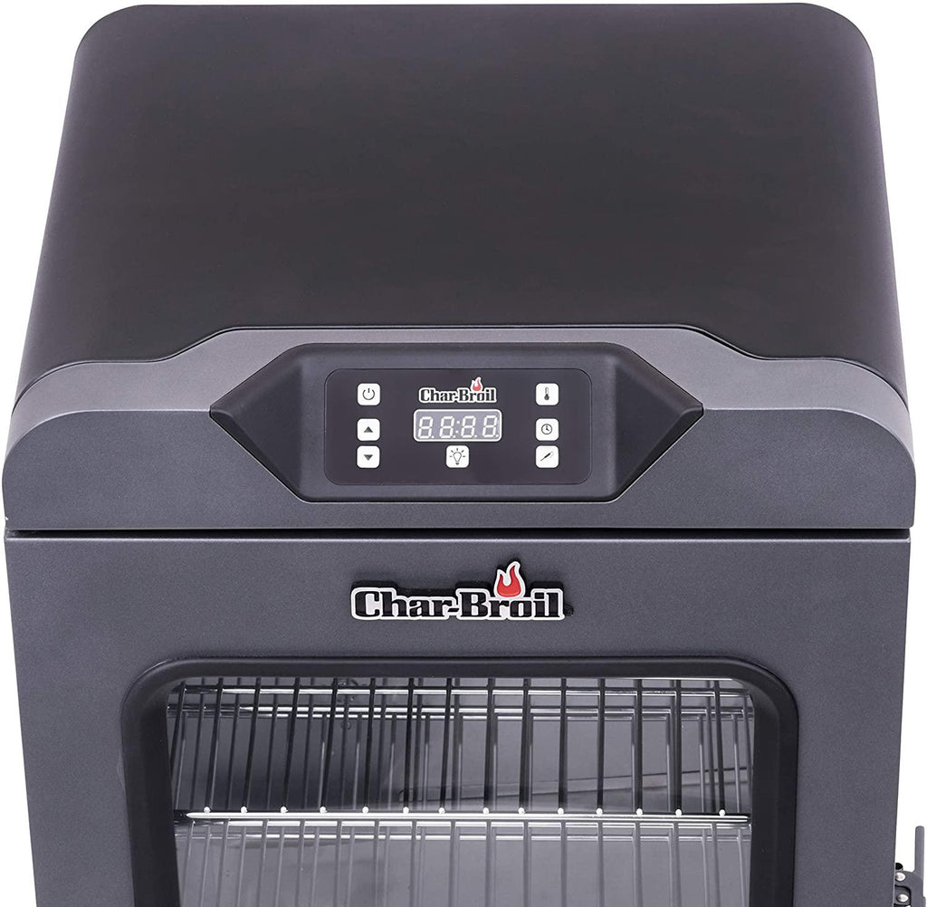 19202101 Deluxe Black Digital Electric Smoker, Large, 725 Square Inch