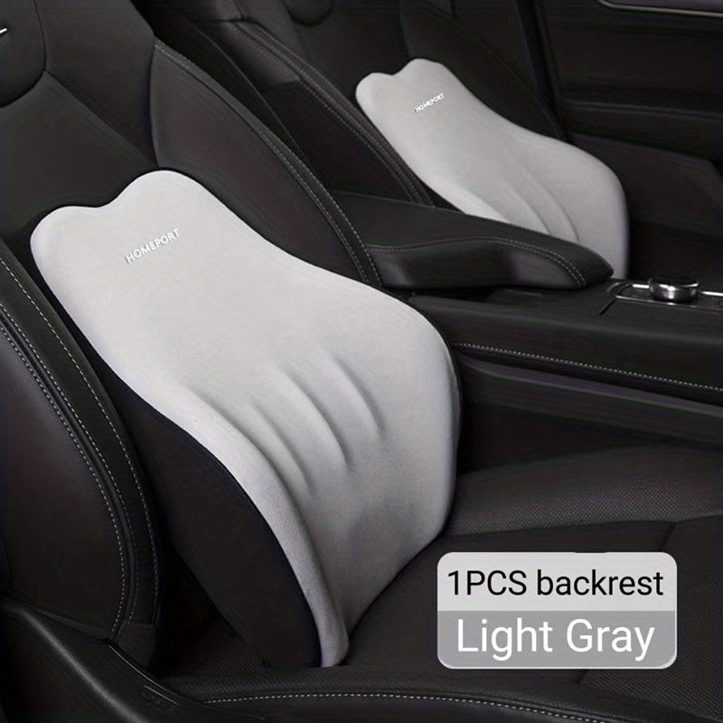 Car Headrest Lumbar Pillow High Rebound  Memory Foam Car Neck Pillow Waist Support High End Car Seat Pillow