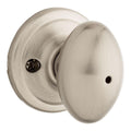 Laurel Satin Nickel Privacy Bed/Bath Door Knob